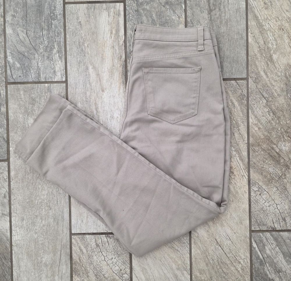 Lee Platinum Label Womens Pants Size 12M Beige Khaki Straight Stretch